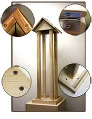 ridge bird feeder details